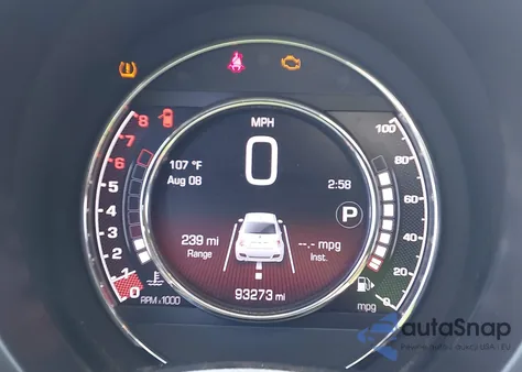 2016 Fiat 500 Sport z USA, uszkodzony, nr VIN 3C3CFFBR3GT170607